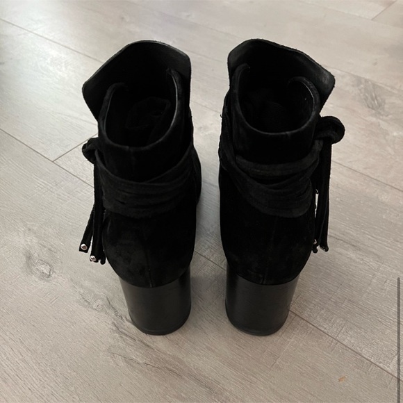 Rag and bone black heeled boots - Picture 6 of 8